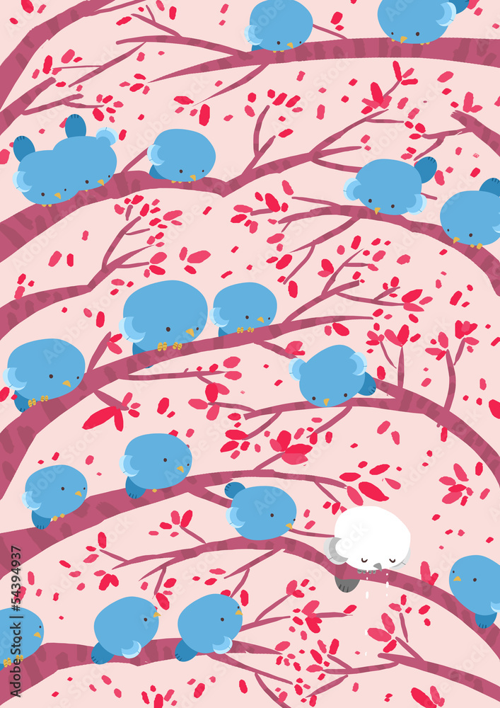 pajaros en el arbol