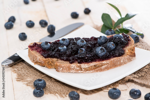 Slice of Bread with Jam