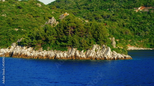 Departure from Island Mljet