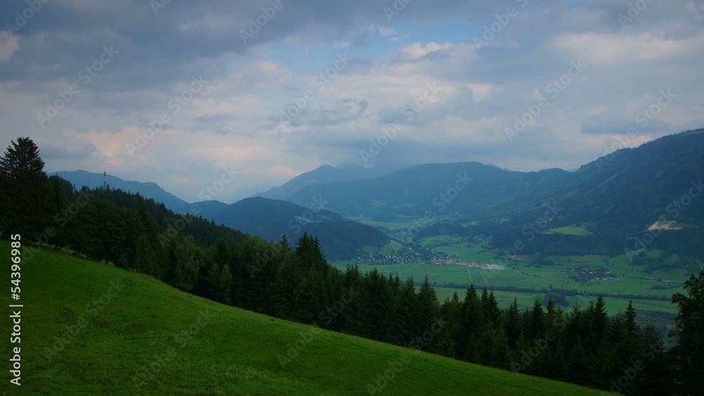 Austrian Alps, time-lapse Austrian Alps, time-lapse