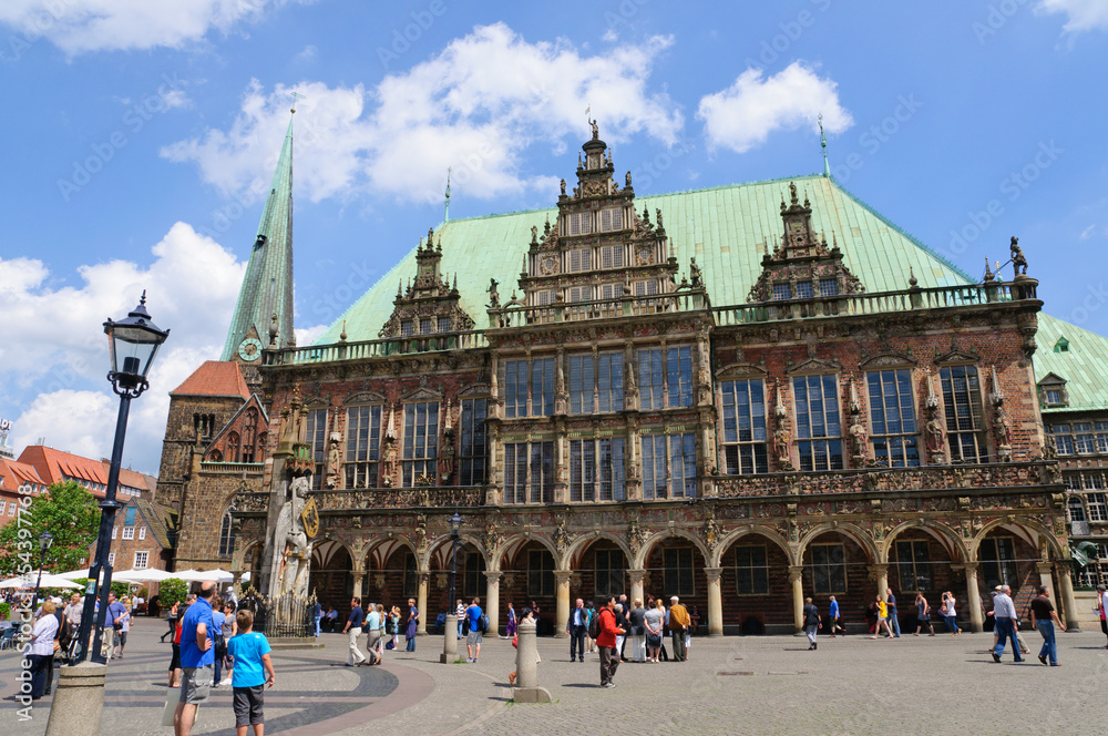 Historic town hall of Bremen, Germany