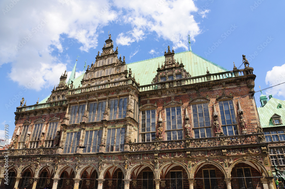 Historic town hall of Bremen, Germany