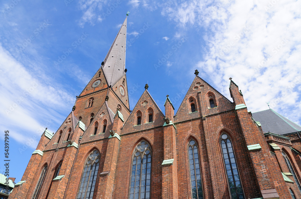 St.Peter's cathedral in Hamburg