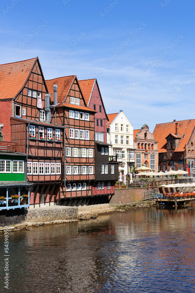 Old port of Lüneburg, Germany