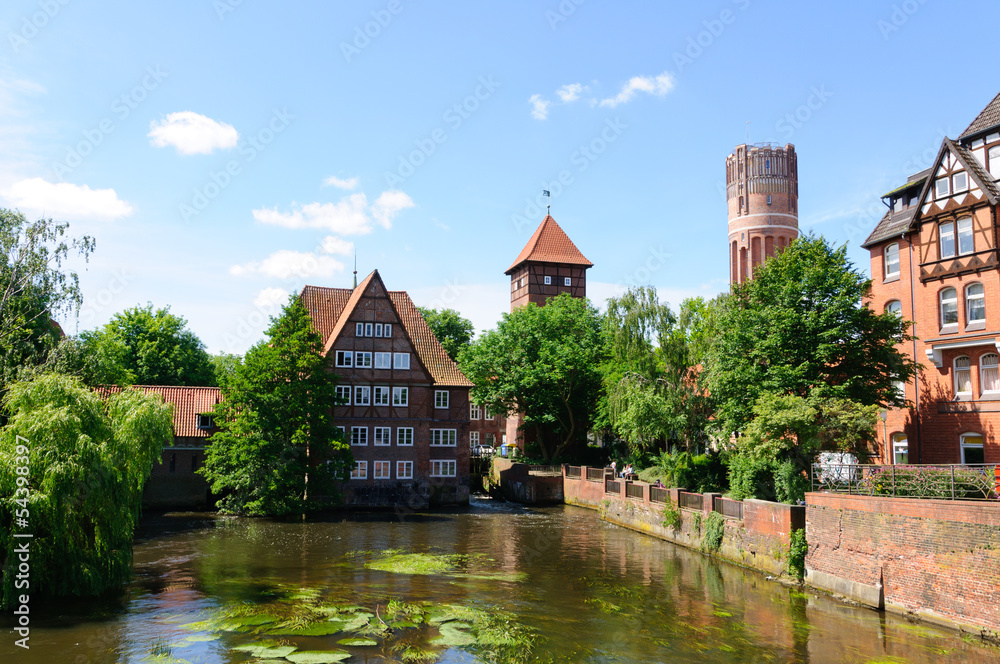 Canals and the City of Lüneburg, Germany Canals and the City of Lüneburg, Germany