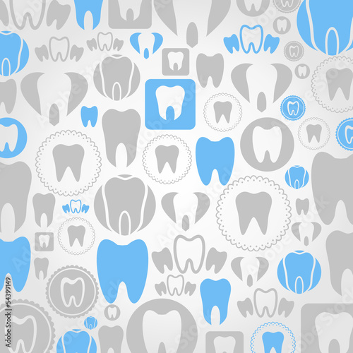 Tooth a background