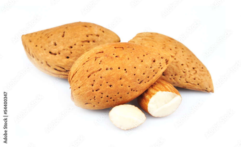 Almond nuts. Almond nuts.