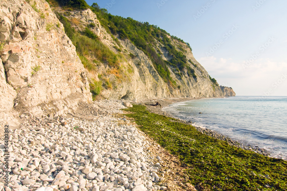 The natural reserve White rocks in Bulgaria.
