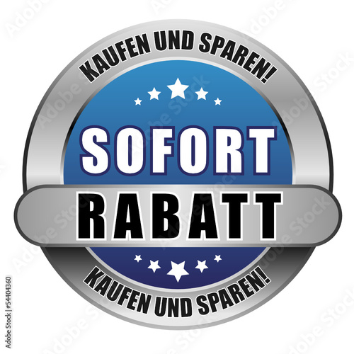 5 Star Button blau SOFORT RABATT KUS KUS