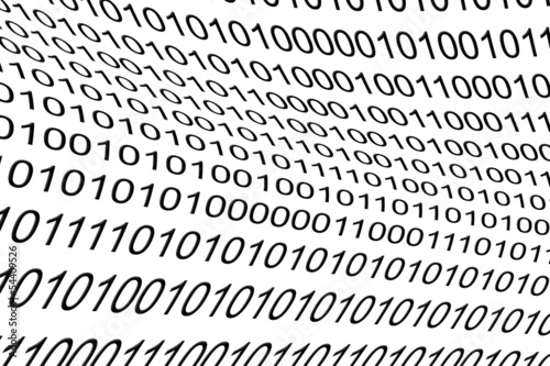 Binary Code as futuristic background