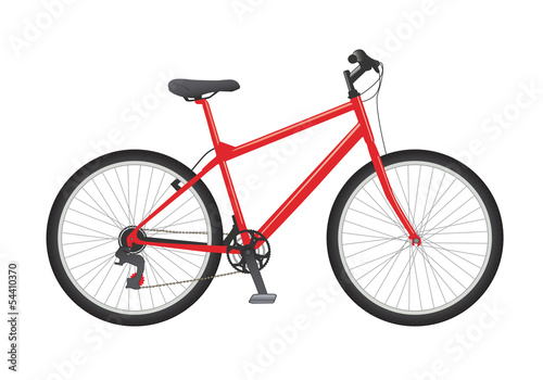Fotografie, Obraz Vector Bicycle