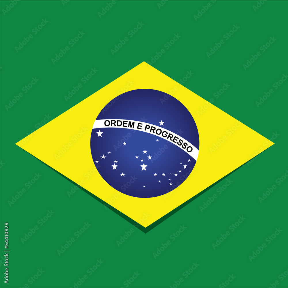 Obraz premium brazil flag