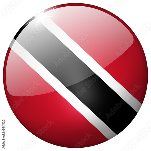 Free Download Trinidad And Tobago Round Glass realistic Button - GFXLoad