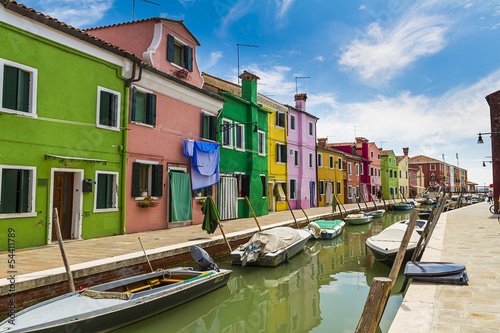 Fototapeta Naklejka Na Ścianę i Meble -  Burano island in Venice,Italy