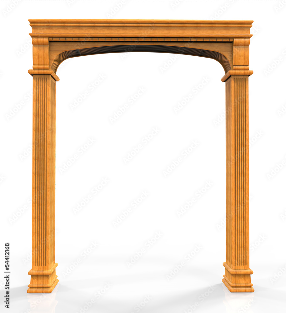 Obraz premium Wooden arch