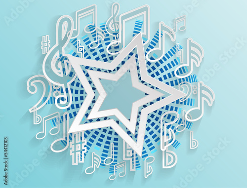 Abstract music background