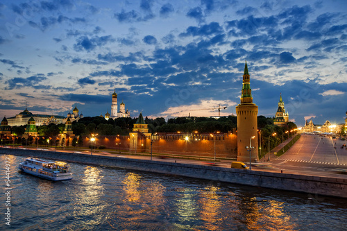 Panoramic view of Moscow Kremlin, Russia