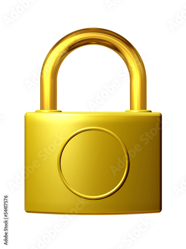 golden padlock