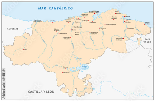 Cantabria mapa
