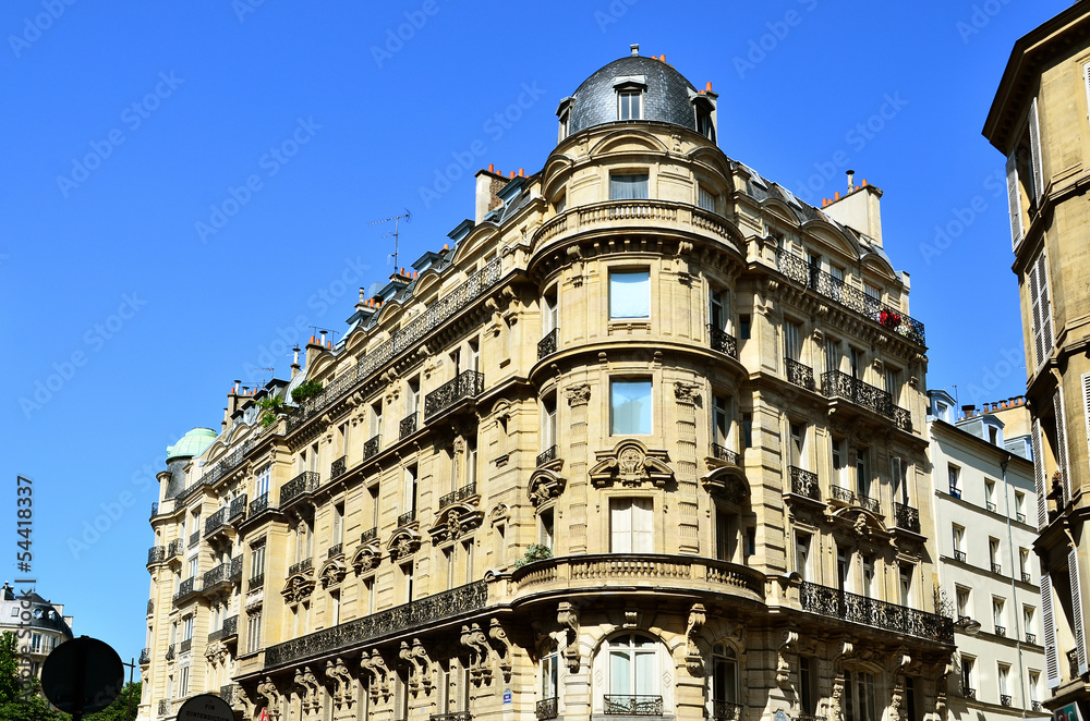 Fototapeta premium immobilier parisien