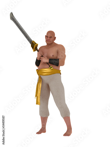 Harem eunuch  with sword photo