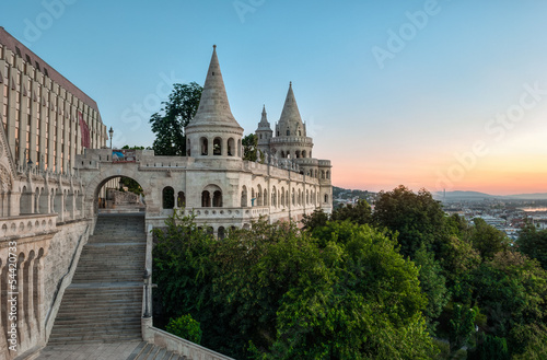 south gate of Fisherman's Bastion in Budapest © kaycco