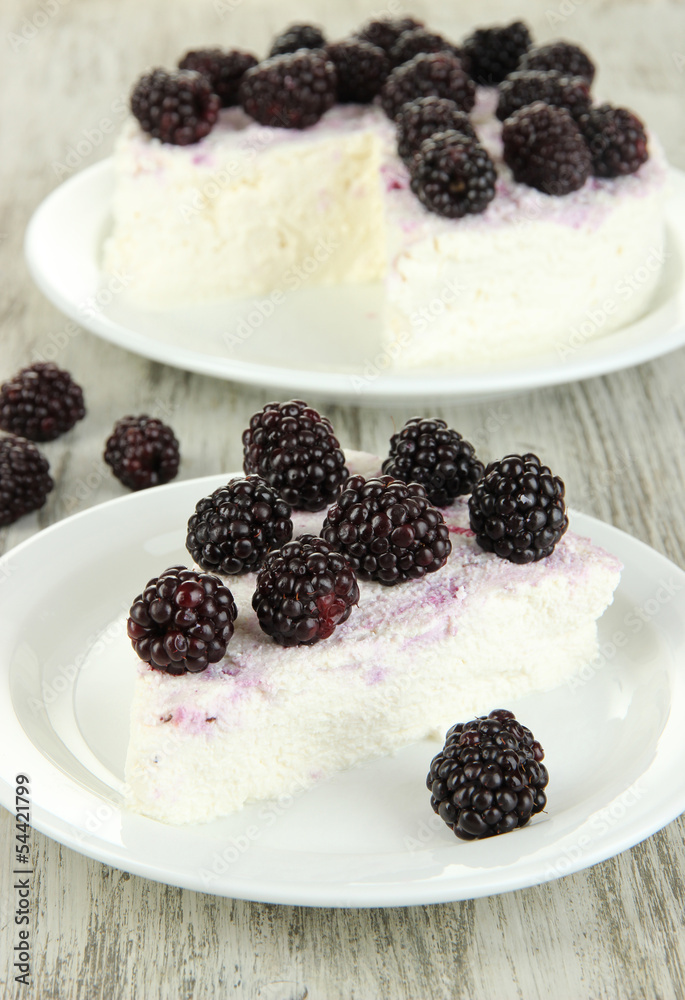 Cheesecake with fresh berries Cheesecake with fresh berries
