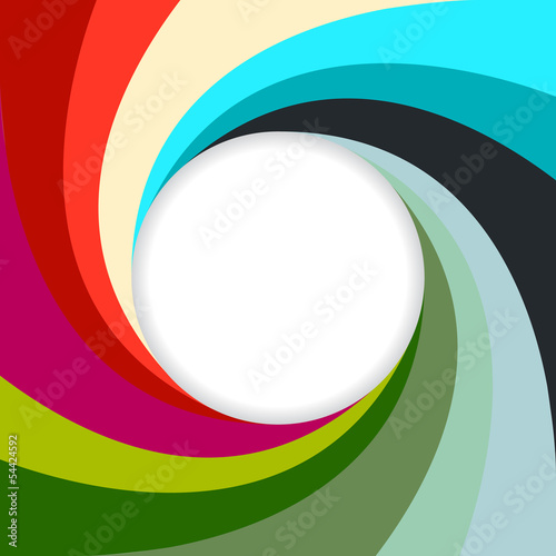 Abstract swirling background with white space