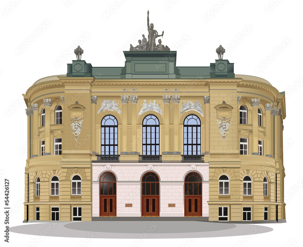Fototapeta premium Warsaw School of Technology