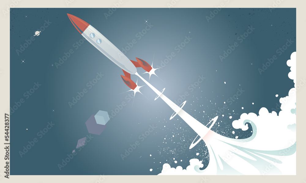 Obraz premium Rocket Launch