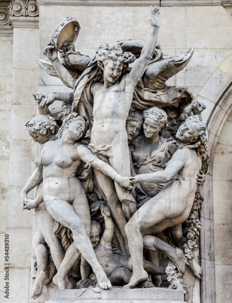 La Danse, sculpture on the facade of the Paris Opera