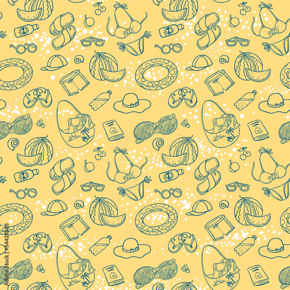 Obraz premium beach seamless