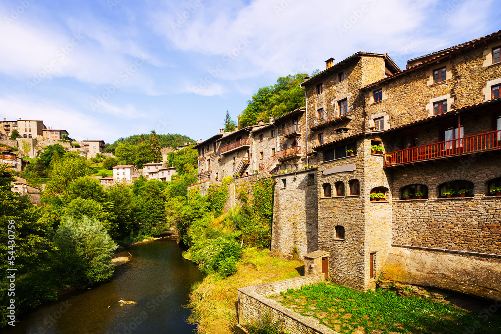 Fototapeta premium european town. Rupit, Spain