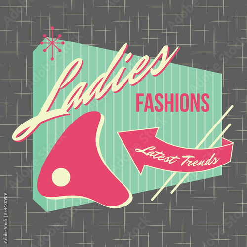 1950s Storefront Style Logo Design