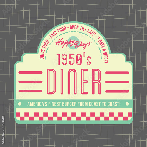1950s Diner Style Logo Design