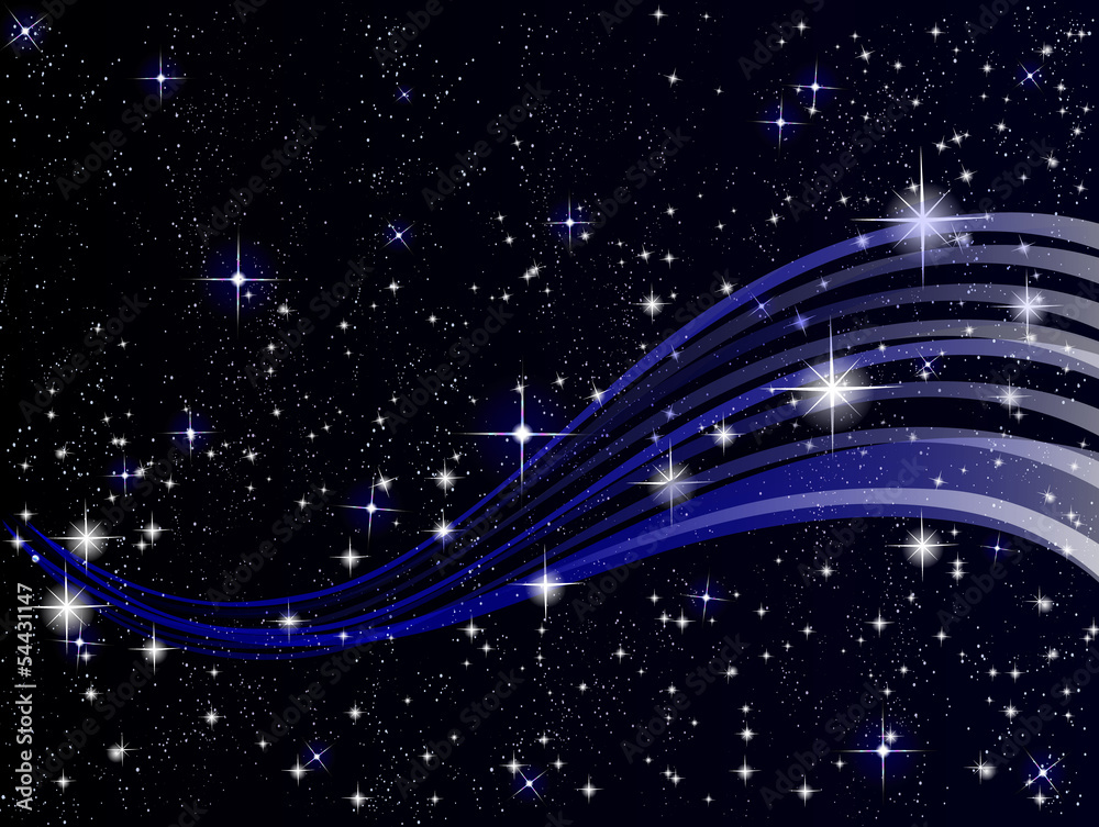 夜空宇宙星背景stock Vector Adobe Stock