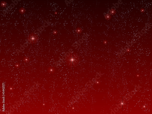 夜空　背景　赤　星