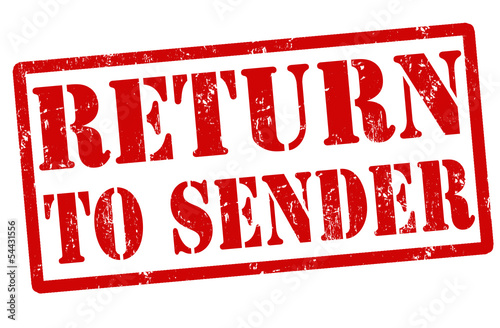 Return to sender stamp