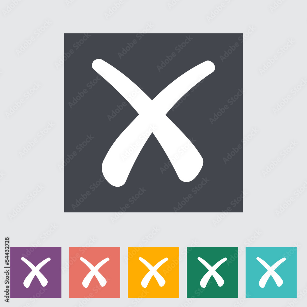 Obraz premium Delete button