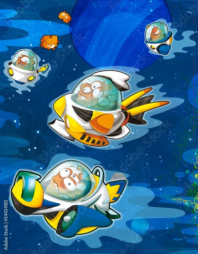 Obraz Temat kosmitów - UFO