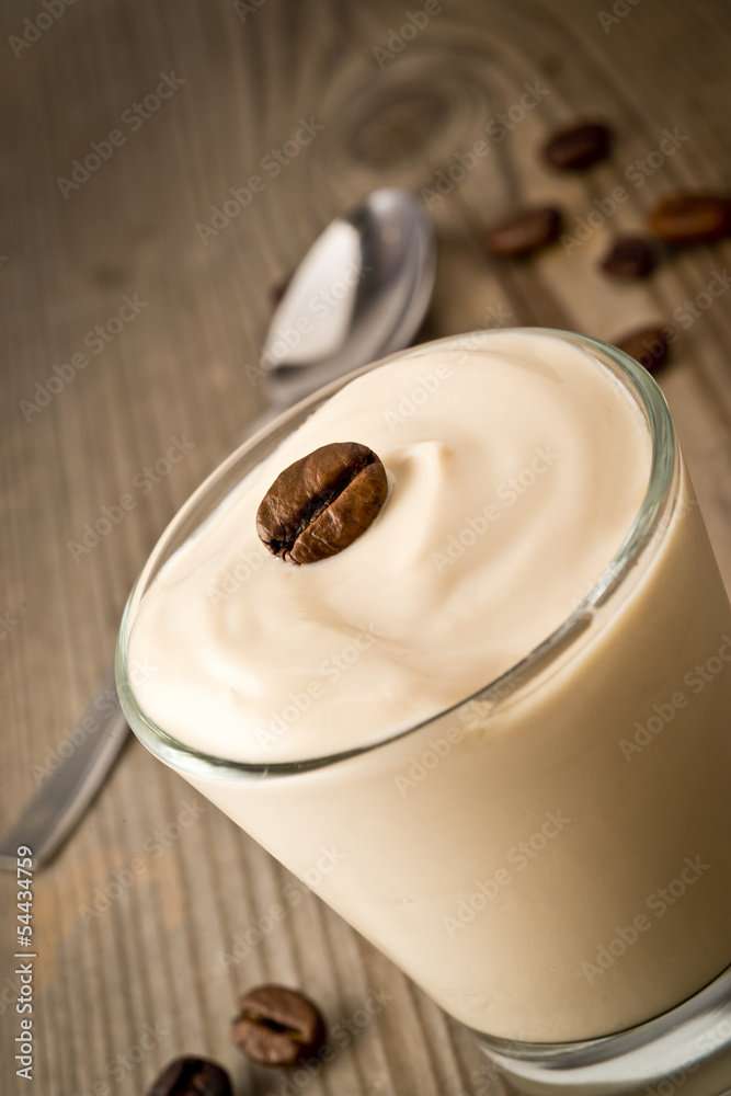 Obraz premium yogurt al caffè