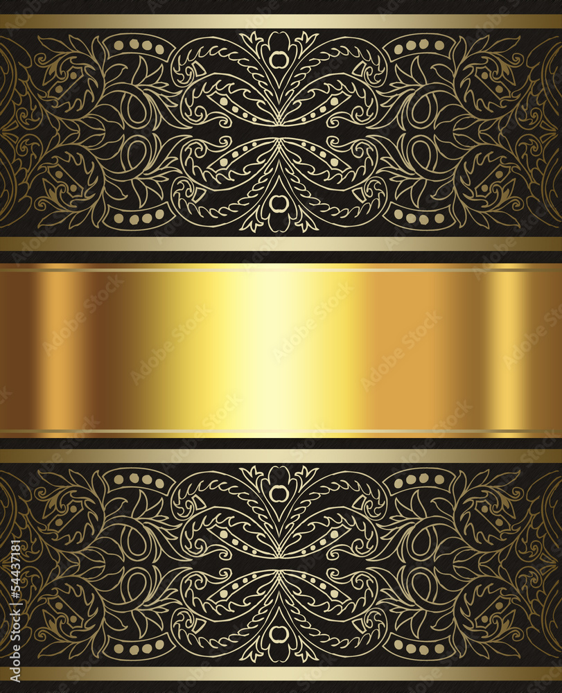 elegant gold and brown background