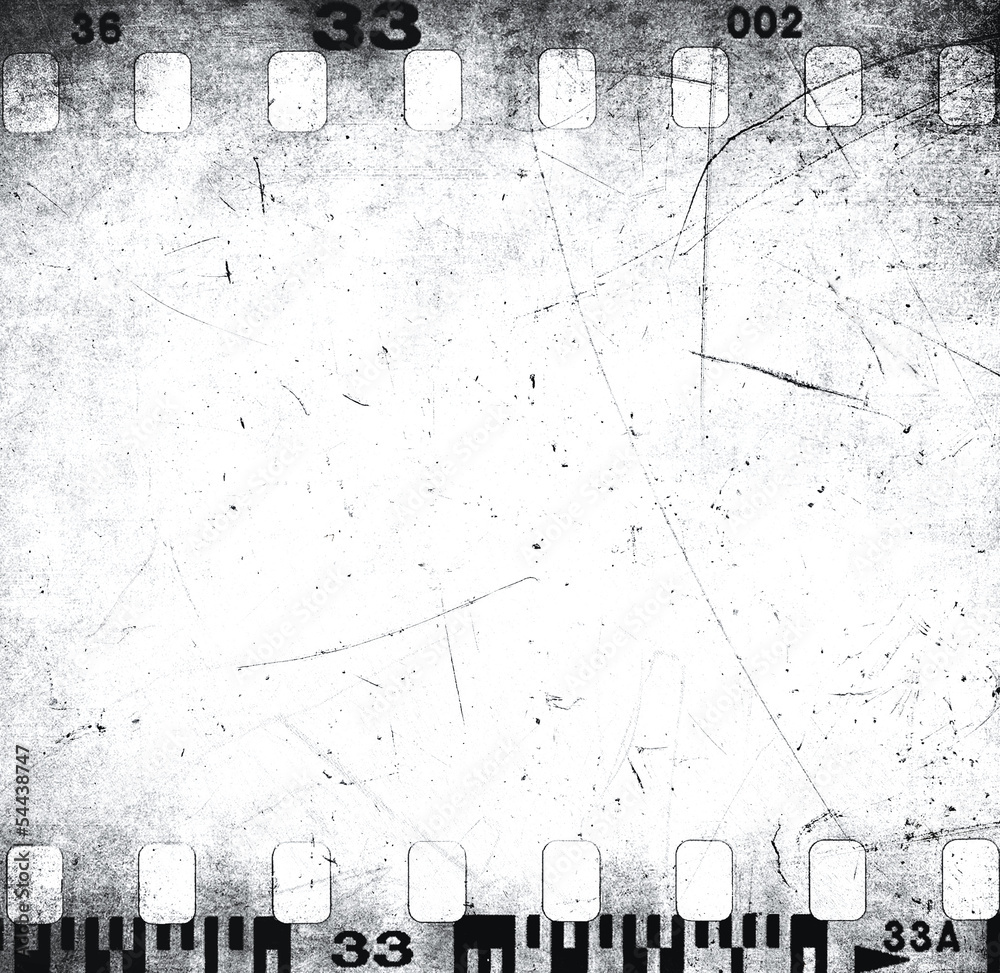 Obraz premium Scratched filmstrip texture