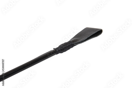 фотографія Black fetish whip closeup