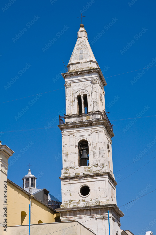 Church of Carmine. Cerignola. Puglia. Italy.