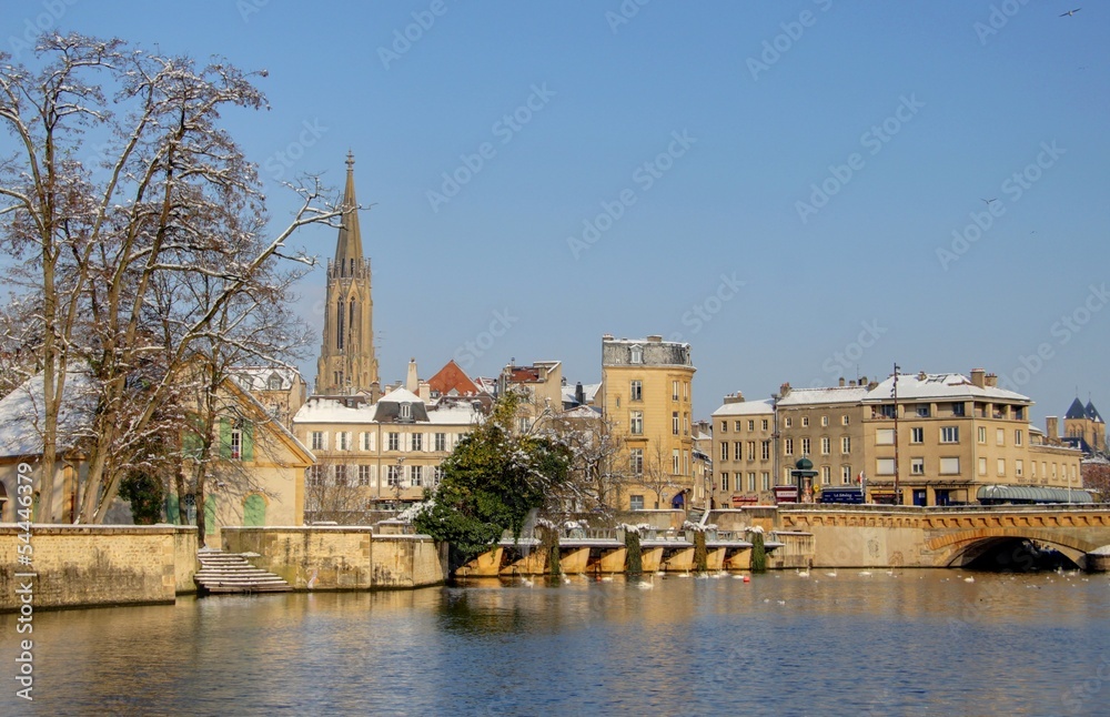 metz sous la neige