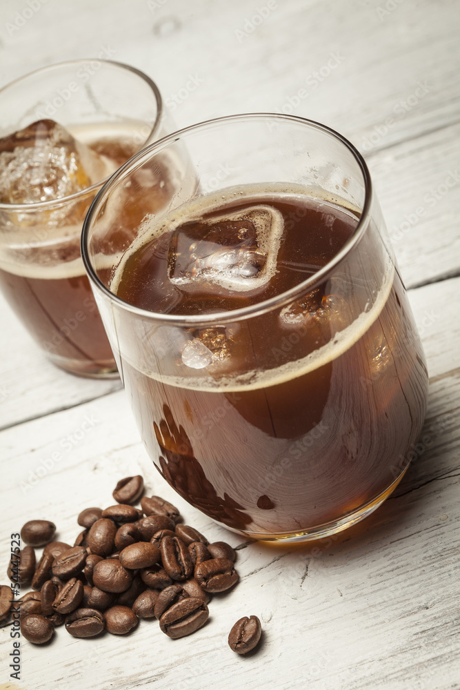 Ice coffee with lemon Ice coffee with lemon