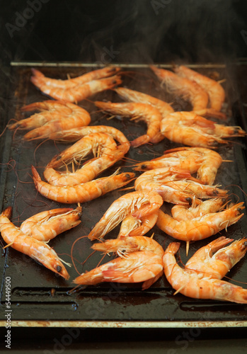 Grilled shrimps