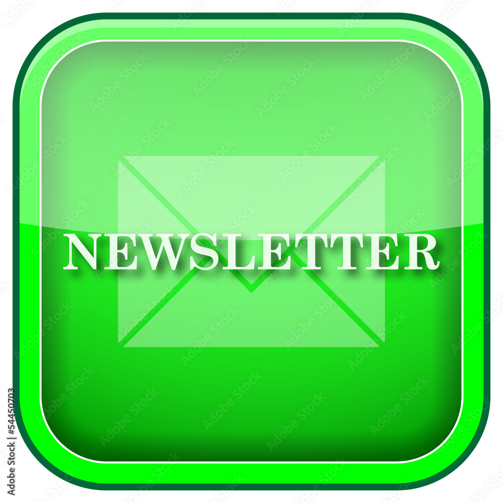 Green square shiny icon