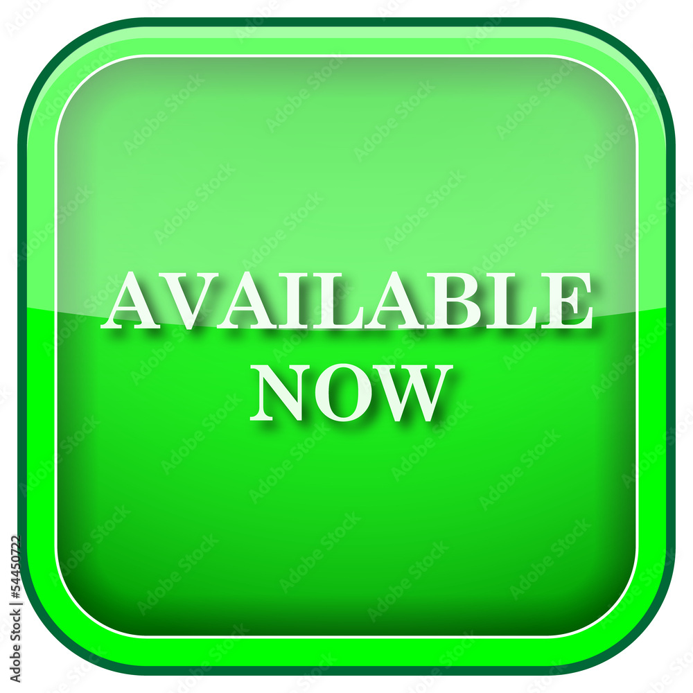 Green square shiny icon